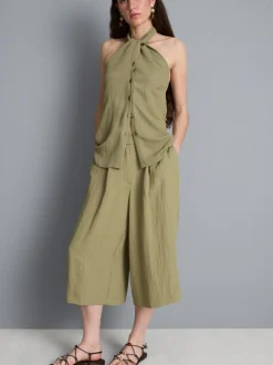 Falda-pantalón tejida