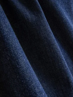 Falda-pantalón vaquera de pernera ancha