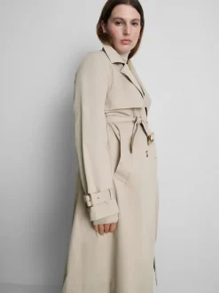 Gabardina básica con cinturón