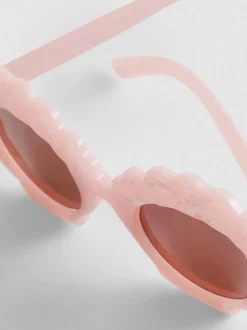 Gafas de sol con montura en forma de flores