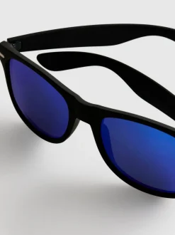 Gafas de sol de espejo rectangulares