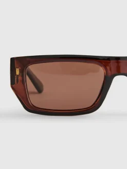 Gafas de sol finas con montura rectangular