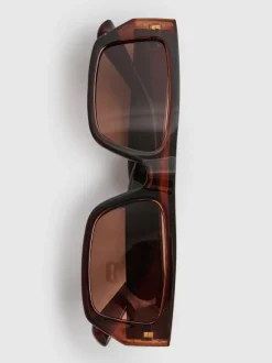 Gafas de sol finas con montura rectangular