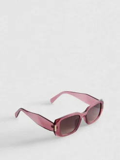Gafas de sol rectangulares con patillas anguladas