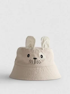 Gorro de pescador de bebé con animalito