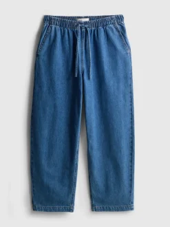 Jeggings de algodón vaqueros con pernera cónica