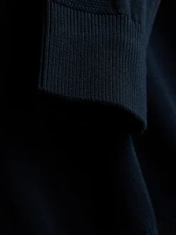 Jersey con cremallera de un cuarto