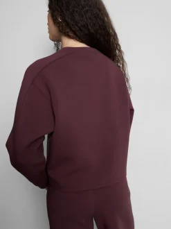 Jersey de neopreno con cuello redondo de The Edit