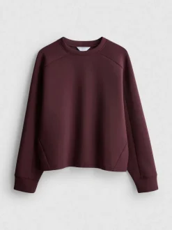 Jersey de neopreno con cuello redondo de The Edit