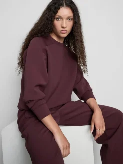 Jersey de neopreno con cuello redondo de The Edit