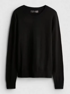 Jersey de punto suave con cuello redondo