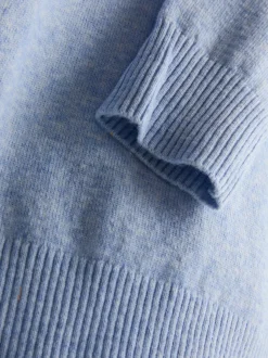 Jersey de punto suave con cuello redondo