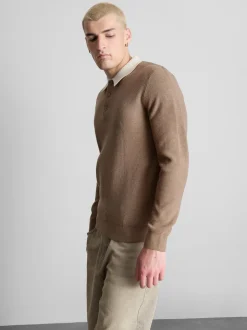 Jersey de punto tipo polo