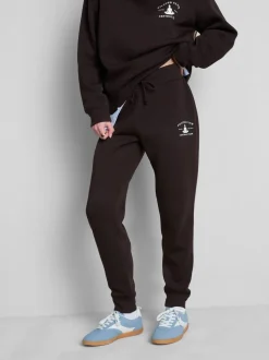 Joggers ajustados estampados en mezcla de algodón