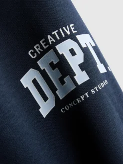 Joggers ajustados estampados en mezcla de algodón