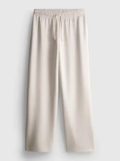 Joggers anchos en mezcla de modal