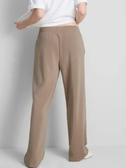 Joggers anchos en mezcla de modal