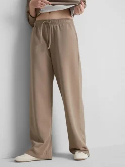 Joggers anchos en mezcla de modal