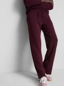 Joggers anchos en mezcla de modal