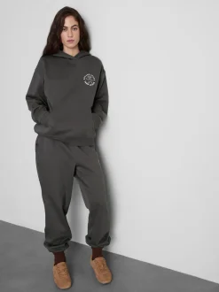 Joggers con bajos ajustados en mezcla de algodón