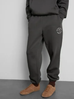 Joggers con bajos ajustados en mezcla de algodón