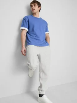 Joggers con cinturilla elástica y bajos ajustados