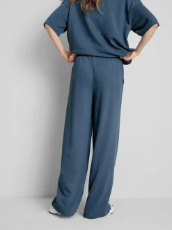 Joggers de pernera ancha con algodón