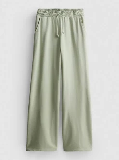 Joggers de pernera ancha con algodón