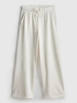 Joggers de pernera ancha con algodón