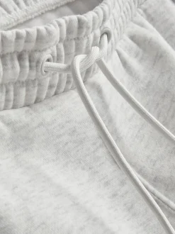 Joggers jaspeados con cordón de ajuste