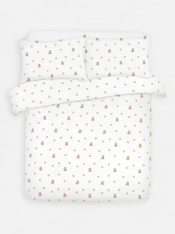 Juego de funda nórdica doble de algodón cepillado