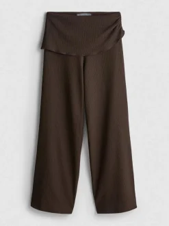 Leggings acampanados texturizados