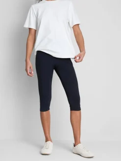 Leggings capri con alto porcentaje de algodón