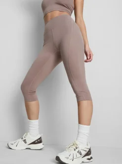 Leggings capri deportivos de talle alto
