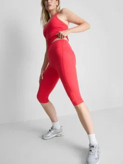 Leggings capri deportivos de talle alto