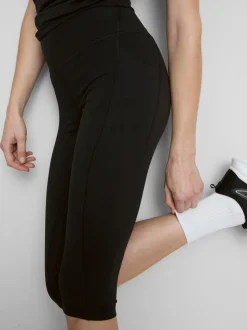 Leggings capri deportivos de talle alto