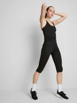 Leggings capri deportivos de talle alto