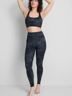 Leggings deportivos con estampado marmolado