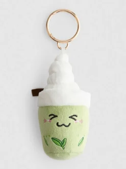 Llavero de felpa de té Matcha