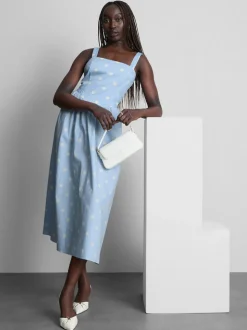 MAJOR FIND | Vestido midi con detalle tipo corsé