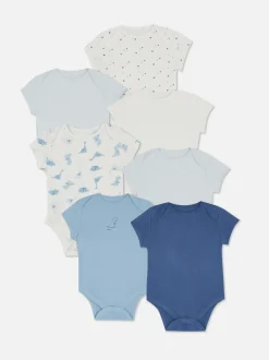 0-36 meses | Pack de 7 bodis de manga corta