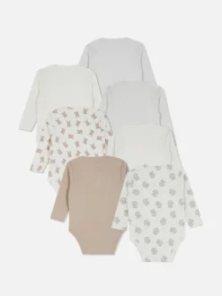 0-36 meses | Pack de 7 bodis de manga larga