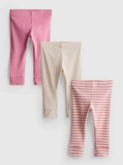 0-18 meses | Pack de 3 leggings para recién nacido