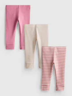 0-18 meses | Pack de 3 leggings para recién nacido