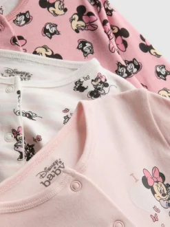 0-24 meses | Pack de 3 peleles de Minnie de Disney