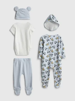 0-9 meses | Set de 5 piezas de Mickey Mouse, Disney