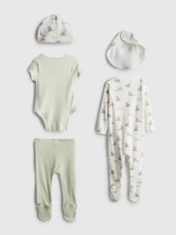 0-9 meses | Set de 5 piezas para recién nacido