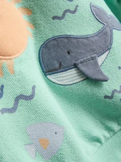0-18 meses | Sudadera y pantalones cortos de bebé