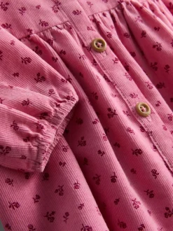 0-18 meses | Vestido de pana con pololos para bebé