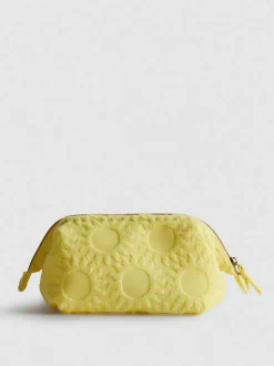 Minibolsa de maquillaje de toalla con soles